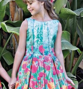 Amaya Vestido Floral Verde