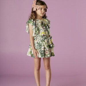FALDA PLUMETI ESTAMPADO