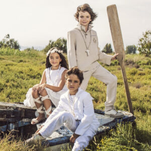 Marinero 8401 Rubio Kids lino blanco