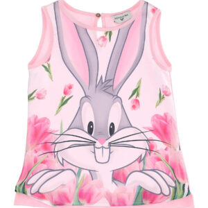 Monnalisa Camiseta de Tiras Raso