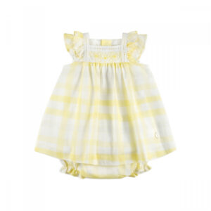 Pili Carrera Vestido Braga Amarillo