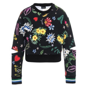 Sudadera Monnalisa estampado floral