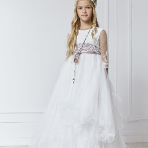 Traje comunión Hortensia Maeso New Abital blanco