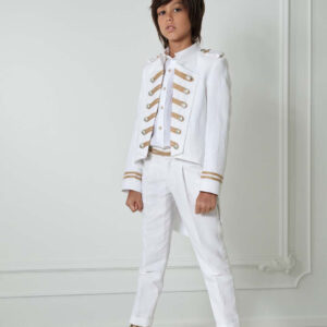 Traje niño Hortensia Maeso blanco