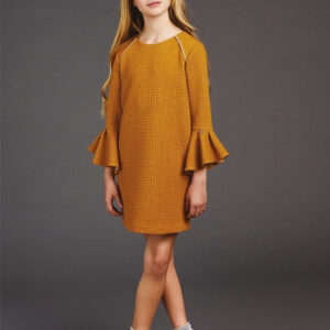 Vestido Amaya mostaza 4244010