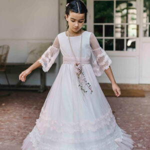 Vestido Estels d'Argent rosa 1476MNG
