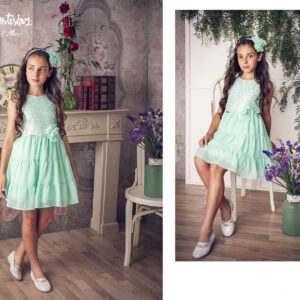Vestido Francis Montesinos 6607 verde